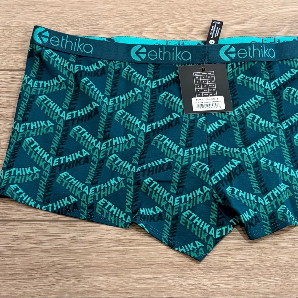 Ethika Green and Black Boxer Briefs